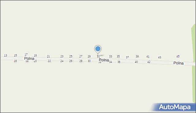 Psucin, Polna, 31, mapa Psucin