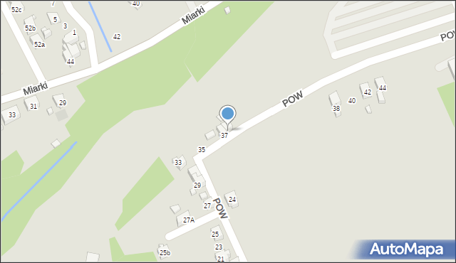 Pszów, POW, 39, mapa Pszów