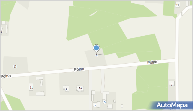 Pustelnik, Polna, 6, mapa Pustelnik