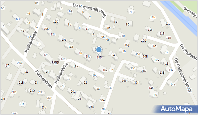 Rabka-Zdrój, Podhalańska, 18D, mapa Rabka-Zdrój