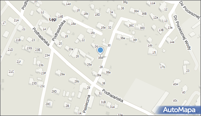 Rabka-Zdrój, Podhalańska, 30A, mapa Rabka-Zdrój