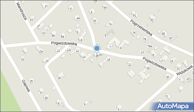 Racibórz, Pogwizdowska, 16, mapa Racibórz