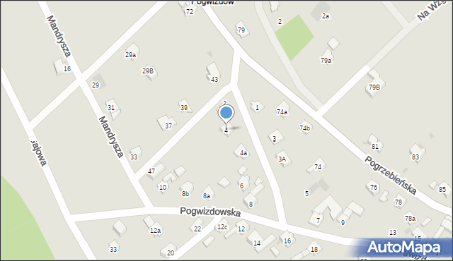 Racibórz, Pogwizdowska, 4, mapa Racibórz