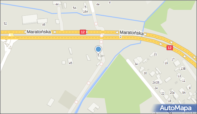 Radom, Podhalańska, 1A, mapa Radomia