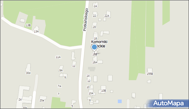 Radom, Potkańskiego Karola, 16B, mapa Radomia