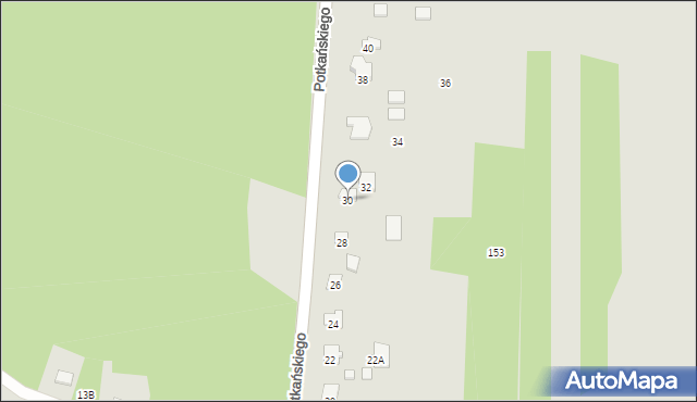 Radom, Potkańskiego Karola, 30, mapa Radomia