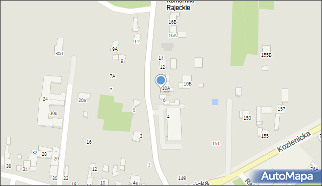 Radom, Potkańskiego Karola, 8, mapa Radomia