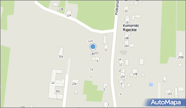 Radom, Potkańskiego Karola, 9A, mapa Radomia