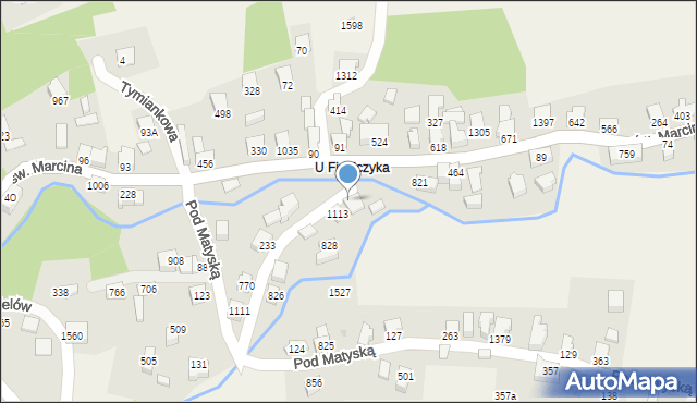 Radziechowy, Pod Matyską, 771, mapa Radziechowy