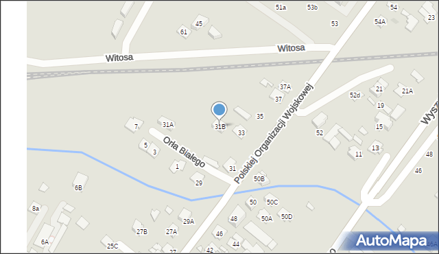 Radzymin, Polskiej Organizacji Wojskowej, 31B, mapa Radzymin