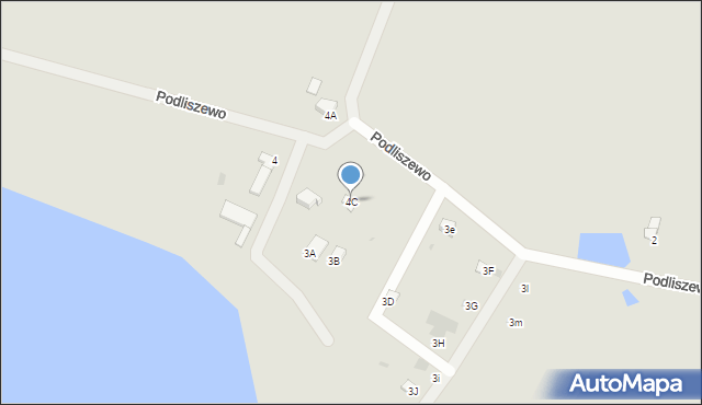 Rajgród, Podliszewo, 4C, mapa Rajgród