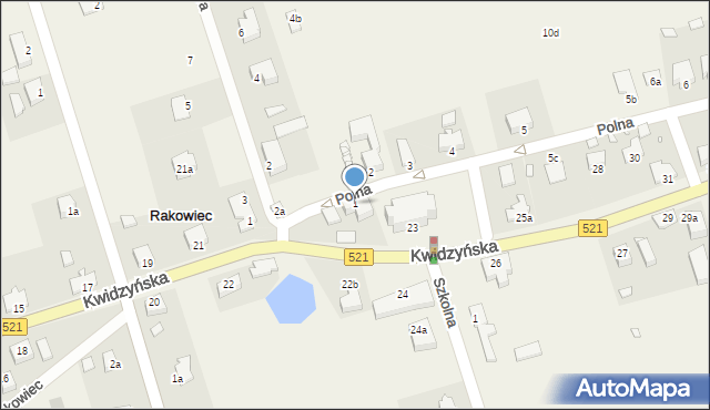 Rakowiec, Polna, 1, mapa Rakowiec