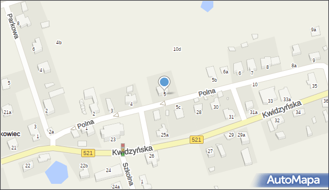 Rakowiec, Polna, 5, mapa Rakowiec