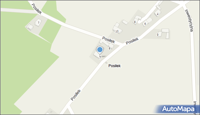 Rogów Opolski, Posiłek, 7, mapa Rogów Opolski