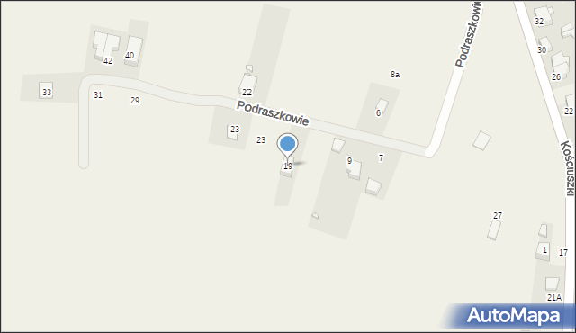 Rogoźnik, Podraszkowie, 19, mapa Rogoźnik