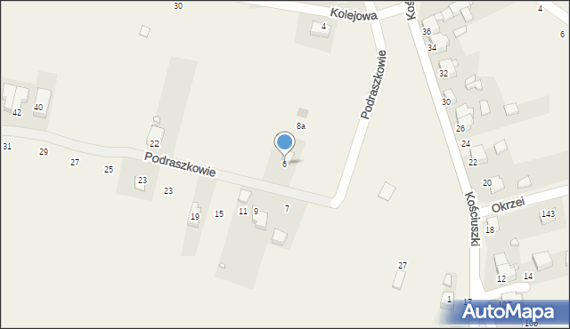 Rogoźnik, Podraszkowie, 6, mapa Rogoźnik