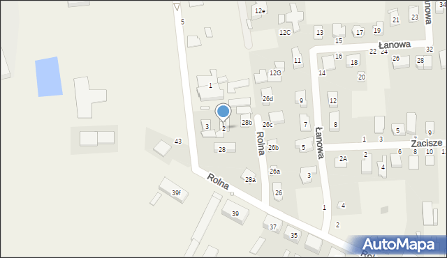 Rokietnica, Podgórna, 2, mapa Rokietnica