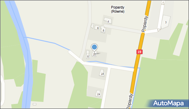 Równe, Popardy, 10, mapa Równe