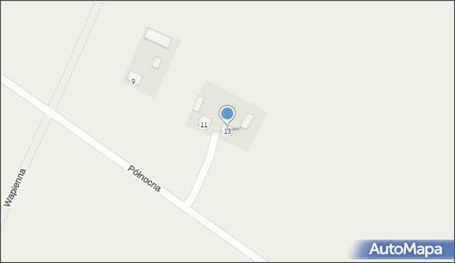 Ruchna, Północna, 13, mapa Ruchna