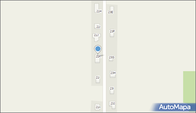 Ruda-Bugaj, Podleśna, 21K, mapa Ruda-Bugaj