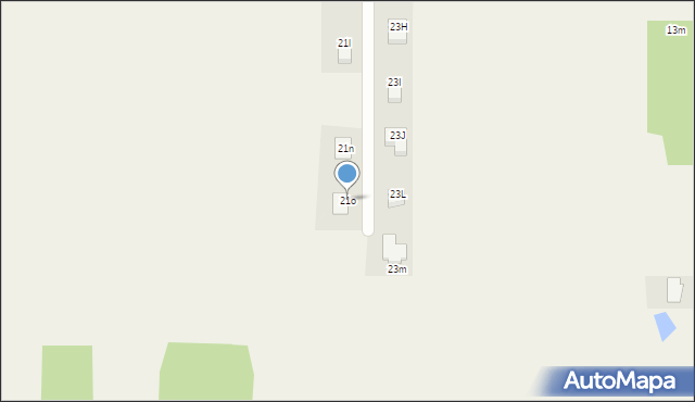 Ruda-Bugaj, Podleśna, 21o, mapa Ruda-Bugaj