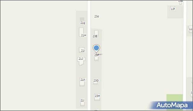 Ruda-Bugaj, Podleśna, 23F, mapa Ruda-Bugaj