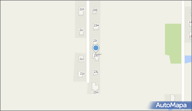 Ruda-Bugaj, Podleśna, 23J, mapa Ruda-Bugaj