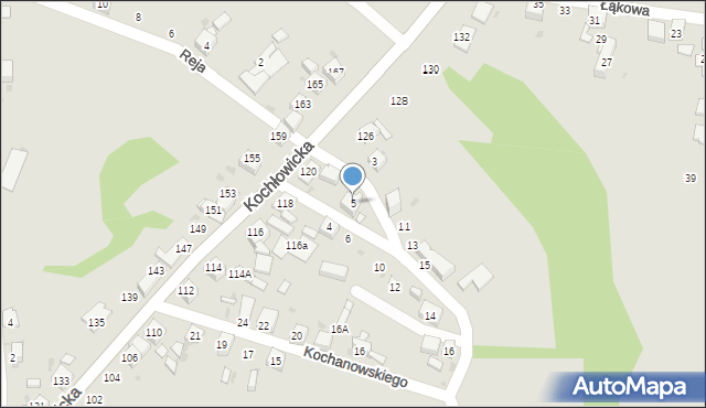 Ruda Śląska, Pomorska, 5, mapa Rudy Śląskiej