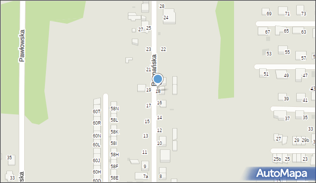 Ruda Śląska, Poznańska, 18, mapa Rudy Śląskiej