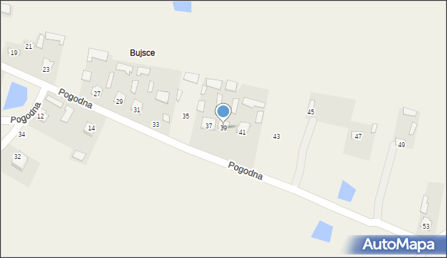 Ruda Wołoska, Pogodna, 39, mapa Ruda Wołoska