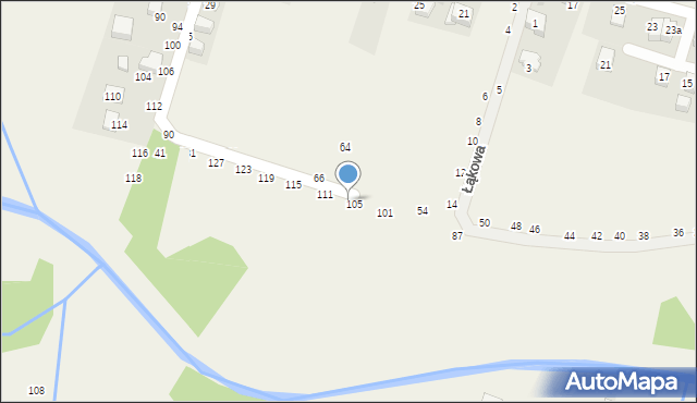 Rudawa, Podłonie, 107, mapa Rudawa