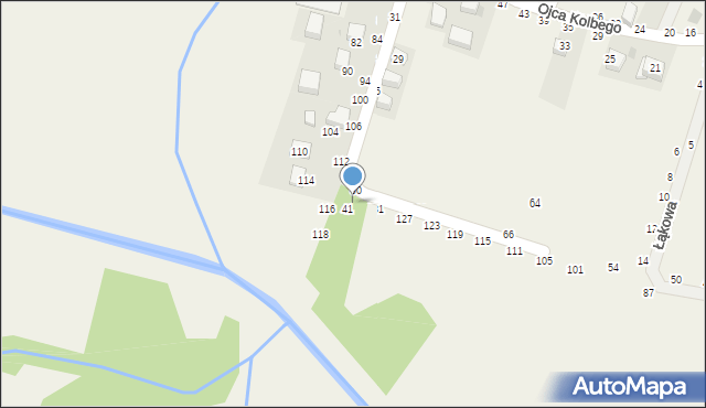 Rudawa, Podłonie, 133, mapa Rudawa