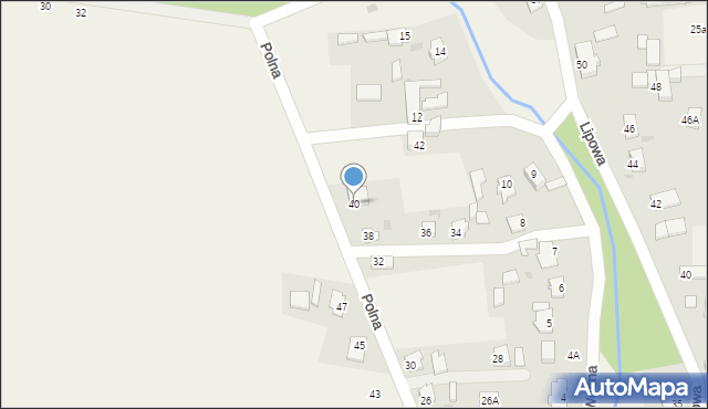 Rudziniec, Polna, 40, mapa Rudziniec