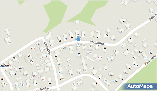 Rumia, Podmokła, 21, mapa Rumia