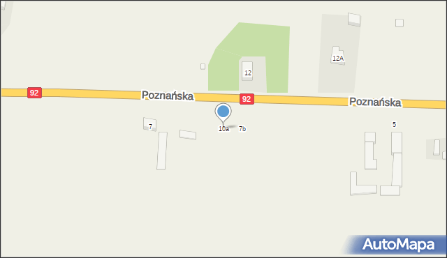 Rumianek, Poznańska, 10a, mapa Rumianek