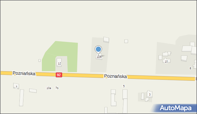 Rumianek, Poznańska, 12A, mapa Rumianek