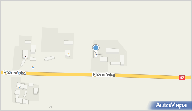 Rumianek, Poznańska, 2, mapa Rumianek