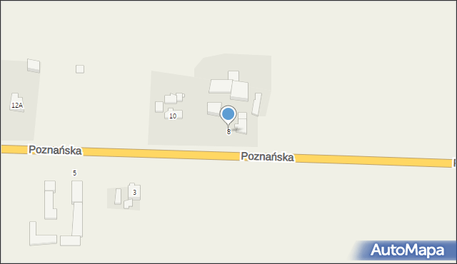 Rumianek, Poznańska, 8, mapa Rumianek