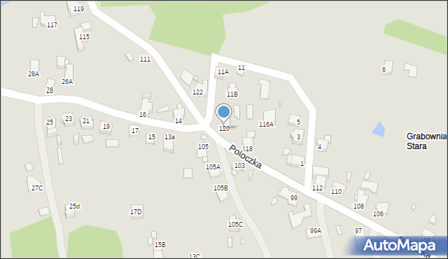 Rybnik, Poloczka Wiktora, 120, mapa Rybnika