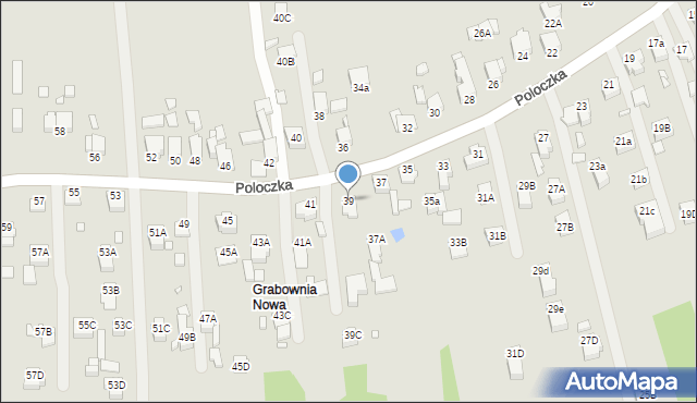 Rybnik, Poloczka Wiktora, 39, mapa Rybnika