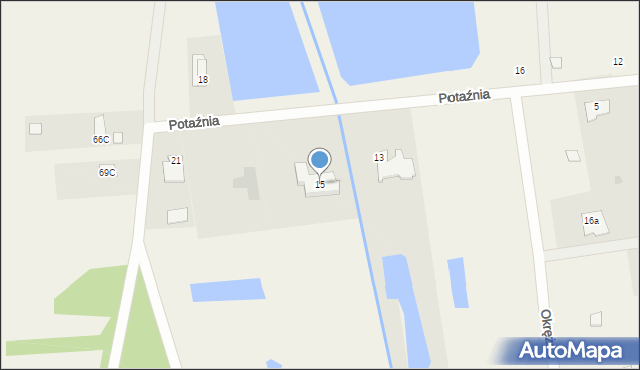 Rydzyny, Potaźnia, 15, mapa Rydzyny