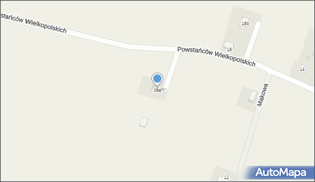 Rynarzewo, Powstańców Wielkopolskich, 39a, mapa Rynarzewo