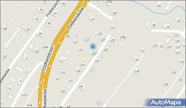 Rzeszów, Podkarpacka, 131, mapa Rzeszów