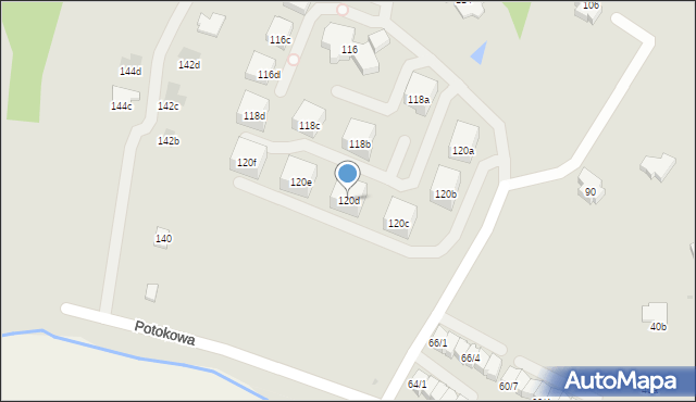 Rzeszów, Potokowa, 120d, mapa Rzeszów