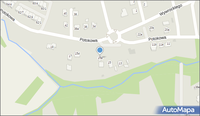 Rzeszów, Potokowa, 15a, mapa Rzeszów