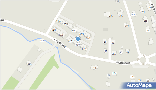 Rzeszów, Potokowa, 62/4, mapa Rzeszów