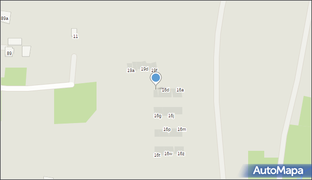 Rzeszów, Podlesie, 16f, mapa Rzeszów