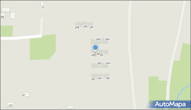 Rzeszów, Podlesie, 16h, mapa Rzeszów