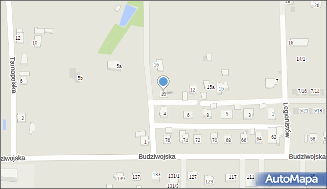 Rzeszów, Pogodne Wzgórze, 10, mapa Rzeszów