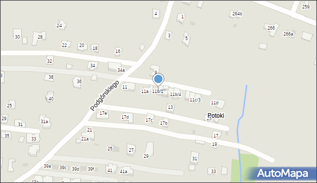 Rzeszów, Podgórskiego Adama, ks., 11b/1, mapa Rzeszów